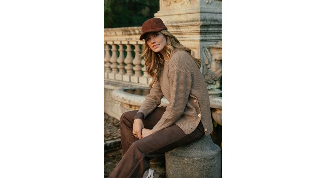 CS The Label - Wilda Knit Pullover - 26nmc07 523 4 - 26NMC07-523-xs/s